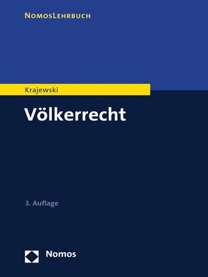 cover image of Völkerrecht